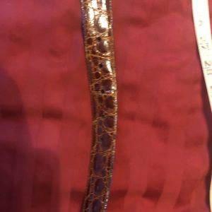 BERGDORF GOODMAN Crocodile Belt Size S